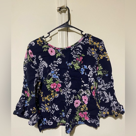 Floral Long Sleeves Blouse - Picture 1 of 1